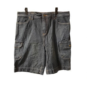 DULUTH TRADING CO Y2K DENIM CARGO SHORTS